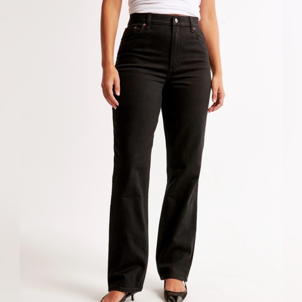 Abercrombie & Fitch Ultra High Rise Black Jeans